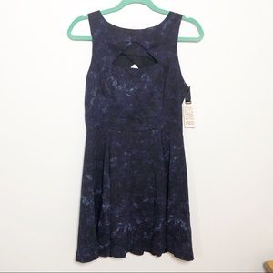 BB Dakota Tie Dye open front and back skater dress